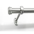 thumbnail image 1 of Decopolitan Ensemble de Tringle à Rideau Simple, 18 à 36 Pouces, Nickel, 1 of 4