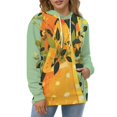 thumbnail image 5 of Hello Sunshine! - Orange Bird And Girls(green Background) men and women 1459D Printed Hoodie Funny Fashion Casual Personality Hip Hop Long Sleeve Cool Pullover, 5 of 8