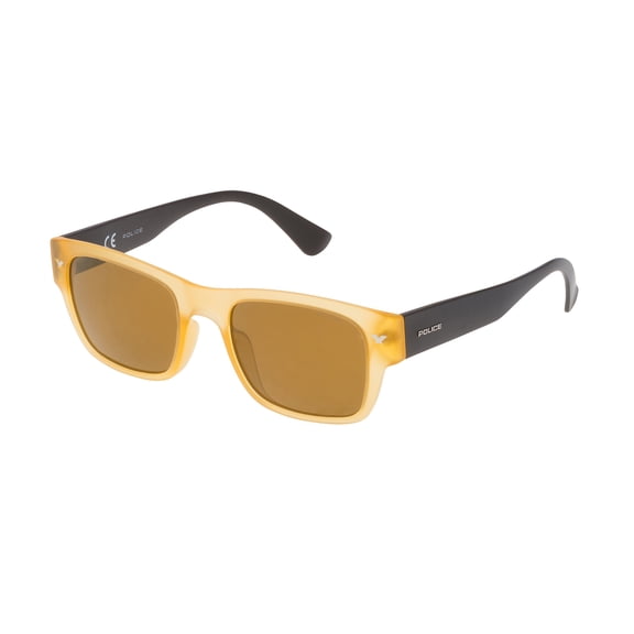 SUNGLASSES - POLARIZED FASHION SUN GLASSES POLICE YELLOW MEN SPL15051760G