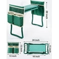 Garden Kneeler and Seat, Garden Stool, Gardening Bench with 2 Tool