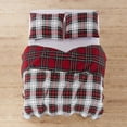 thumbnail image 4 of - Spencer Plaid Quilt - Twin - Christmas Tartan Plaid - Green, White, Red - Quilt (68x86in.) - Reversible - Cotton/Poly, 4 of 7