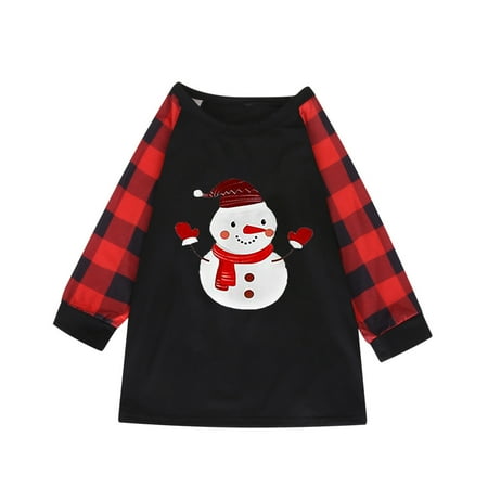 

Women S Sets Clearance Christmas Parent-Child Set Plaid Print Homewear Pajamas Two-Piece Child Set Red 3Y