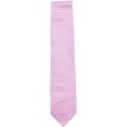 thumbnail image 1 of Italo Ferretti Men's Pink / Magenta Navy Diamond Pattern Silk Necktie - One Size, 1 of 1