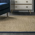 thumbnail image 5 of nuLOOM Hesse Checker Weave Seagrass Indoor/Outdoor Area Rug, 2' x 3', Hesse Navy, 5 of 5