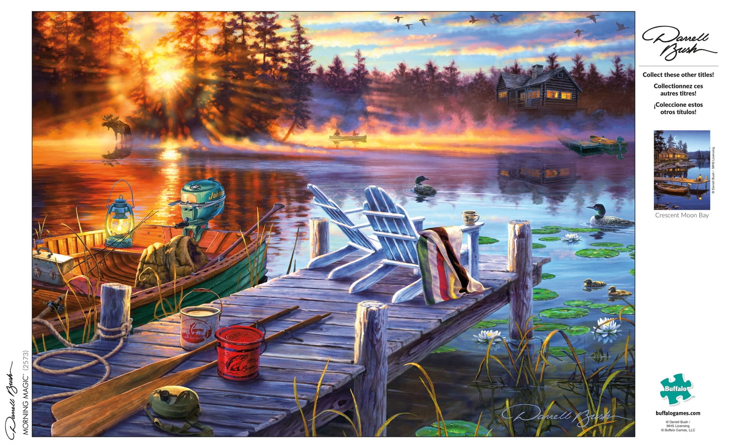 Buffalo Games - Darrell Bush - Morning Magic - 300 Piece Jigsaw Puzzle