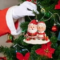 thumbnail image 3 of Couple Growing Old Together, New Christmas Couple Ornament, Personalized Gnome Couple Ornament for Xmas Tree, Wedding Anniversary Gift for Him, Her- Marriage Keepsake, Santa Claus Couple, 3 of 6