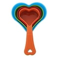 thumbnail image 4 of FELTECHELECTR 4Pcs Heart Shaped Measuring Spoons For Baking And Home Cooking In Abs Material With Stackable Design, 4 of 8