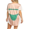 thumbnail image 4 of MesaSe Paréo de Bain pour Femmes, T-Shirt de Couverture de Maillot de Bain Amusant Imprimé pour Bikini, Robe de Femme, Tenue Amusante pour Fête à la Plage, 4 of 6
