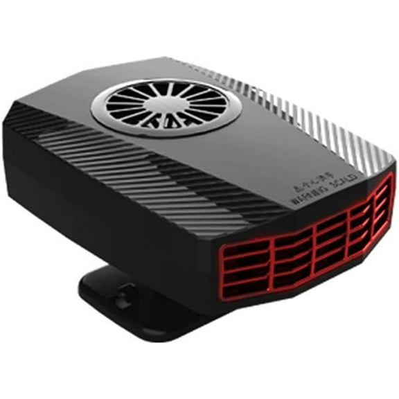 Portable Car Heater More Chioce Car Heater Windshield Defroster Demister 360 Degree Adjustment Low Noise Air Heating Fan Plug in Cigarette Lighte