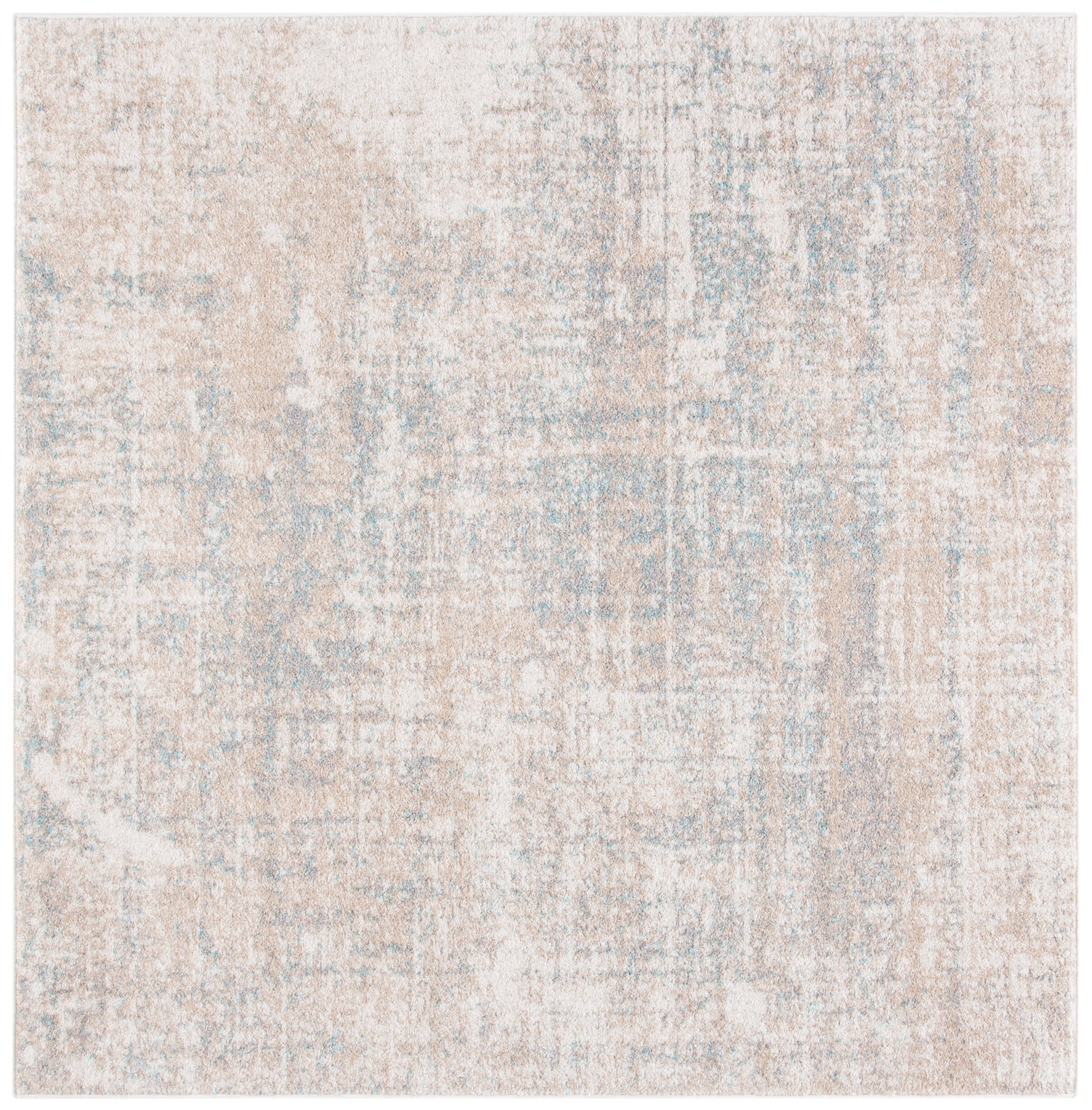 Safavieh Adirondack Boniface Distressed Area Rug, Beige/Slate, 4' x 4' Square