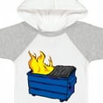 thumbnail image 4 of Inktastic Dumpster Fire Boys or Girls Baby Bodysuit, 4 of 5