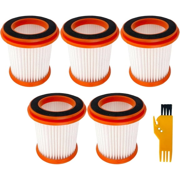 5 Pack Filter Replacement for MOOSOO XL618 Pro Series for Voweek VW-VC07/ VC08 Vacuum Cleaner