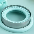 thumbnail image 3 of Uncrustable Sandwich Maker,Sandwiches Pocket Circle Shape 3.7Inch Sandwich Cutter and Sealer,Sandwich Cutter for Kids Breakfast and lunchboxes (Light Blue), 3 of 5