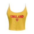 thumbnail image 4 of Unir Women's England Graphic Tank Top Contrast Binding Spaghetti Strap Cropped Casual Summer Cami, 1 Piece, S-L, 4 of 5