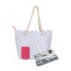 thumbnail image 4 of Bolsa térmica para bebidas, para playa, portátil, con aislamiento, para llevar botellas Gris, 4 of 9