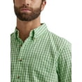 thumbnail image 3 of Wrangler Authentics Men’s Short Sleeve Plaid Woven Shirt, Forest Shade, XX-Large, 3 of 3