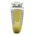 thumbnail image 4 of Anillo Color Oro Para Hombres de Acero Inoxidable Italiano Formal, 4 of 4