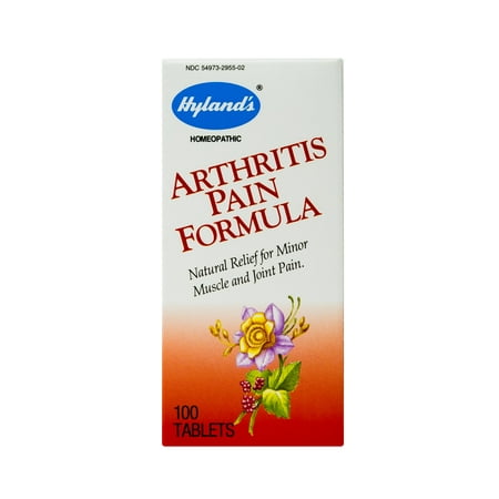 Hyland's Arthritis Pain Formula Tablets, Natural Relief of Minor Muscle and Joint Pain due to Rheumatoid Arthritis, 100