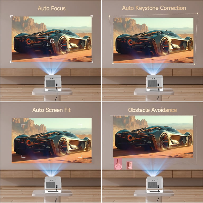 900ANSI&Auto Focus] Magcubic 8K Support Native 1080P Full HD