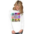 thumbnail image 3 of XOMG POP Party Like Popstar Album Women's Long Sleeve T Shirt Brisco Brands S, 3 of 6