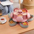 thumbnail image 4 of Caja de Dulces Giratoria perfecl Estuche de Almacenamiento de Plástico Boda Hogar Picnic, 4 of 8