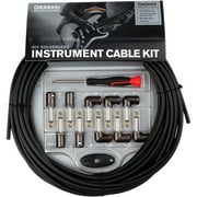 D'Addario DIY Solderless Custom Cable Kit, 40 feet, 10 plugs