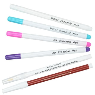 Water Soluble Fabric Pen, Colors Pen Disappearing Ink Marking Pen
