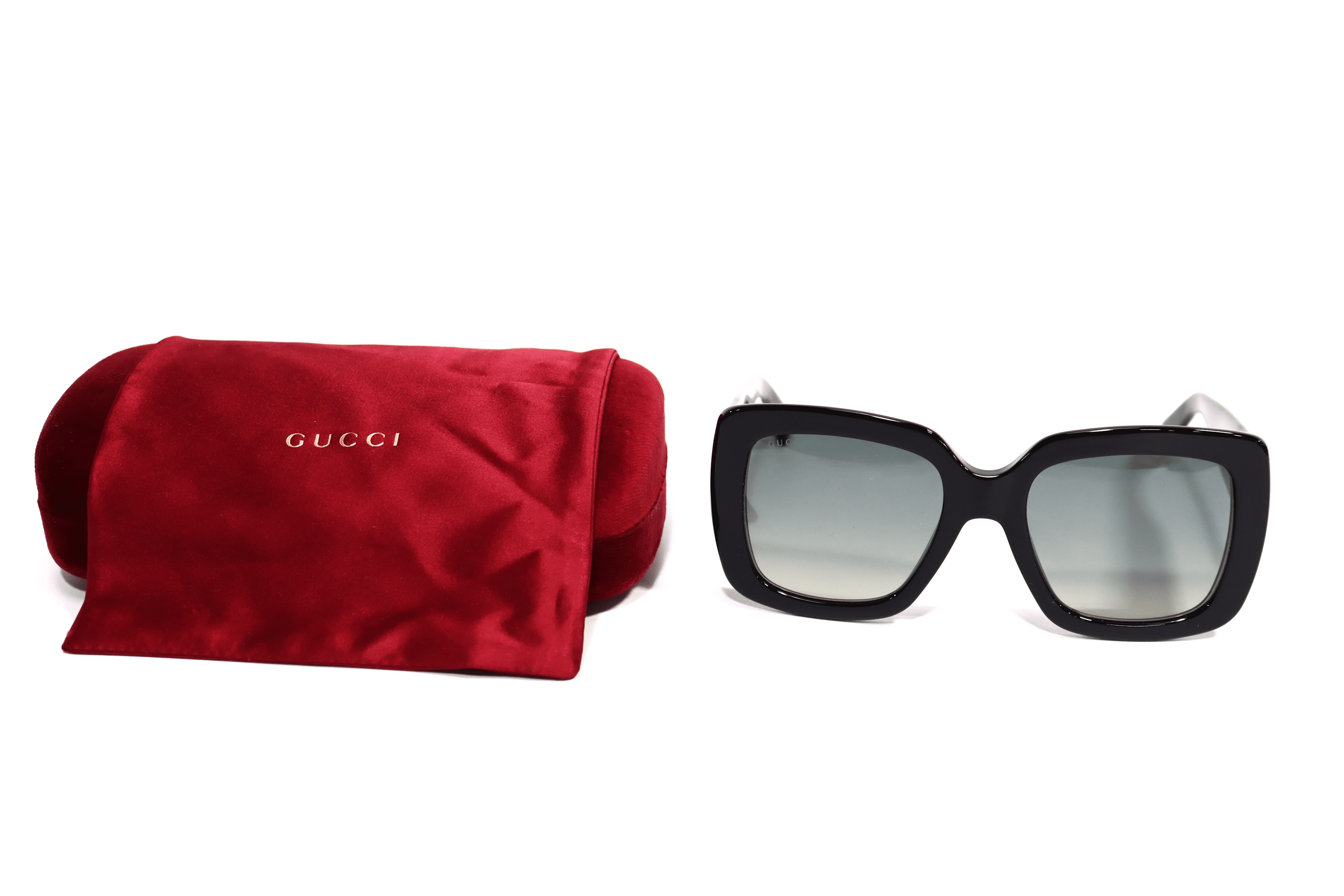 Gucci Women's Grey Fashion Sunglasses, Metal Frame, UV400
