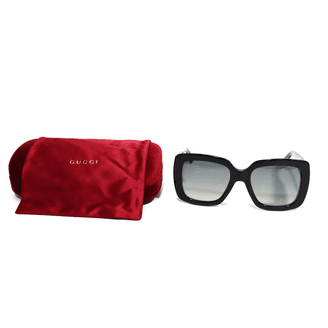 Gucci GG0877S-001 Black Soft Cateye Sunglasses - Walmart.com