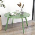 thumbnail image 2 of JTAOT 1PC Weather Resistant Lightweight Steel Round End Table, Sage Green, 2 of 15