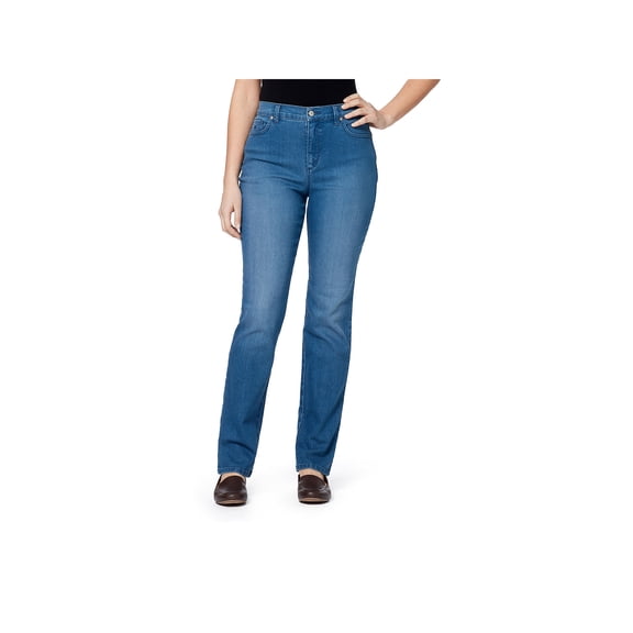 Pre-Owned Gloria Vanderbilt Women's and Plus High Rise Amanda Straight Jean, 30" Regular, 29" Short Inseam