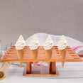 thumbnail image 4 of Tineasur Ice Cream Cones Rack Wooden Display for Food Sellers 1Pcs, 4 of 6