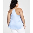 thumbnail image 3 of Bar III Women's Trendy Lace-Trim Camisole Blue Whisper Plus Size 1X, 3 of 3