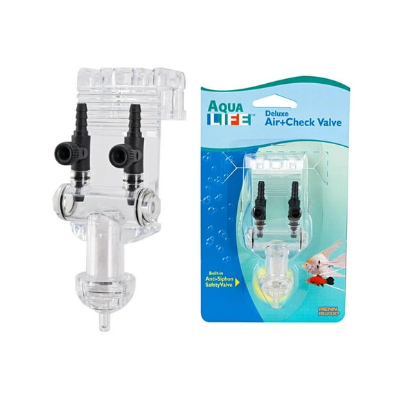 Penn-Plax Aqua-Life 3-Way Air Control Splitter and Safety Check Valve For Aquarium Tanks (VCV2)