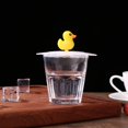 thumbnail image 3 of WDOplteas Tapa Silicona para A Prueba Polvo Reutilizable Al Calor Tapas Transparentes (pato), 3 of 8
