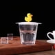 thumbnail image 2 of Tapa de silicona para taza a prueba de polvo reutilizable resistente al calor tapas transparentes (pato) JShteea Libre de BPA, 2 of 7