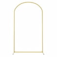 thumbnail image 1 of kowaku Gold Metal Arch Stand Reusable Wedding Arch Frame Easy Assembly Arched Backdrop Frame for Party, 1 of 10