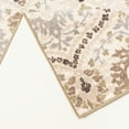 thumbnail image 4 of Superior Oriental Traditional Floral Damask Indoor Washable Runner Rug, Ivory, 2' 7" x 6', 4 of 5