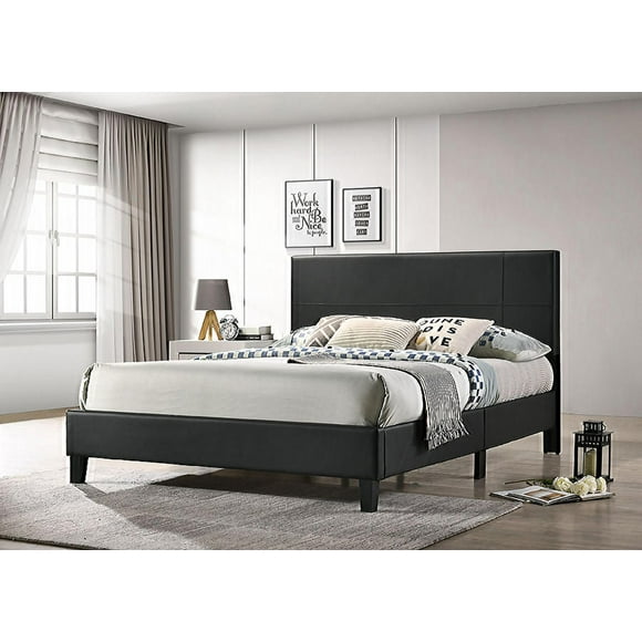 Aerys Faux Leather Single Bed Frame