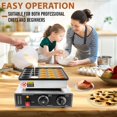 thumbnail image 3 of GDDGHS 25PCS Mini Pancakes Maker Machine, 110V 950W Electric Mini Pancake Maker Commercial Mini Dutch Pancake Maker, Non-stick Sm, 3 of 7