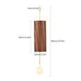 thumbnail image 3 of Campanillas de viento Chakra Chimes de bambú natural, campanillas de viento para meditación, campanillas de viento, 3 of 7