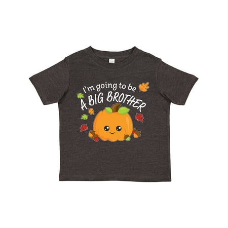 

Inktastic I m Going to Be a Big Brother- Cute Halloween Pumpkin Gift Toddler Boy Girl T-Shirt