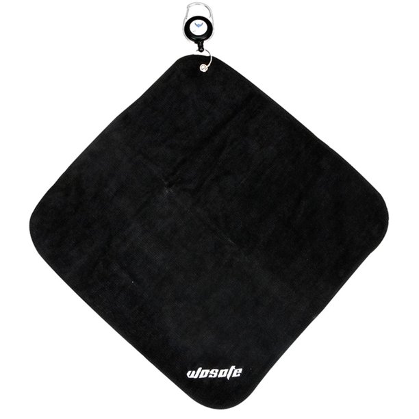 Toalla de golf de microfibra cuadrada de 12x12 pulgadas Toallas de limpieza Limpieza absorbente de sudor Negro Zulema Toallas de golf