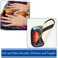 thumbnail image 3 of Cat Printed Soft Furry Car Armrest Mat 12.5x8.2 Inch Comfortable Armrest Accessory, 3 of 6