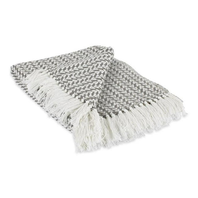 Design Imports CAMZ11756 Couverture à Motif Flèche Grise