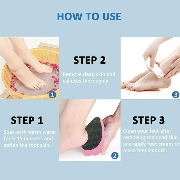 Innovative Nano Crystal Feet Scrubber, Portable Pedicure Foot Scraper For  Dead Skin Removal,suitable For Wet And Dry Safe Healthy Portable