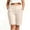 *Beige, variant on Women's Solid Color Work Dress Shorts with Pockets ,Casual Office Summer Shorts Army Green,Women's Plus L