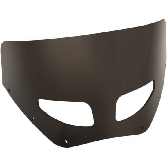 Memphis Shades MEP87310 Vented Windshield for Road Warrior Fairing - 9in. - Dark Black Smoke