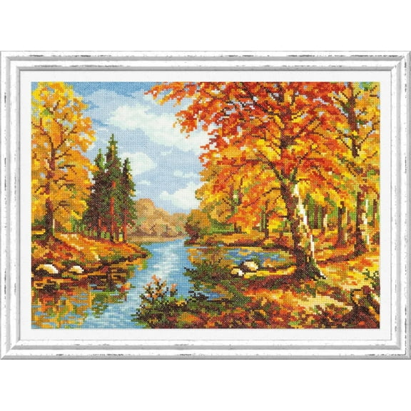 Golden Autumn 45-02 Counted Cross-Stitch Kit
