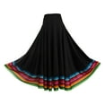 Sxiwei Ladies Spanish Skirts Women’s Flamenco Skirts Belly Latin Dance